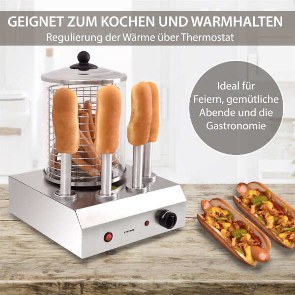 Festnight Glass Cylinder For Sausage Warmers Hot Do Produktbild-Vorschau 10