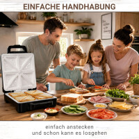 Keramik Sandwichmaker Drizle | Sandwich Toaster | Thermostat