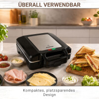 Keramik Sandwichmaker Drizle | Sandwich Toaster | Thermostat