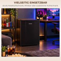 28 l Kleiner Mini Kühlschrank lautlos Botensis Bark&uum