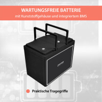 60Ah 12V Lifepo 4 Lithium Batterie | Akku mit BMS, Bluetooth