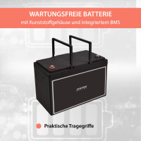 80Ah 12V Lifepo 4 Lithium Batterie | Akku mit BMS, Bluetooth