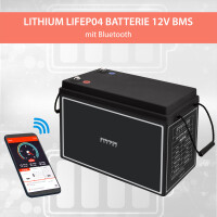 150Ah 12V Lifepo 4 Lithium Batterie | Akku mit BMS, Bluetoot