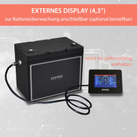60Ah 12V Lifepo 4 Lithium Batterie | Akku mit BMS, Bluetooth