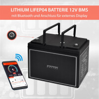 60Ah 12V Lifepo 4 Lithium Batterie | Akku mit BMS, Bluetooth