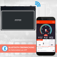80Ah 12V Lifepo 4 Lithium Batterie | Akku mit BMS, Bluetooth