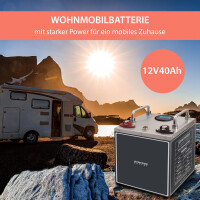 40Ah 12V Lifepo 4 Lithium Batterie | Akku Frostsicher mit BM