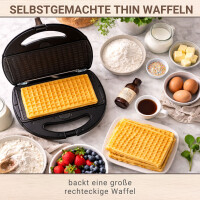 Waffeleisen Big mit Wechselplatten Masto Antihaftbeschichtet