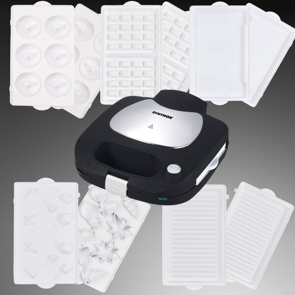 Syntrox Cup Cake Maker Kombigerät Mit Wechselplatt Produktbild-Vorschau 11